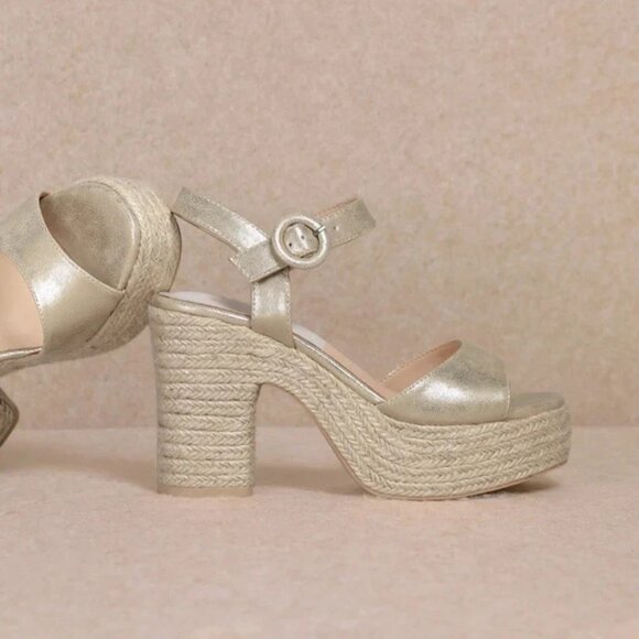 Miracle Miles Jana Gold Womens Shoes - Picture 2 of 4